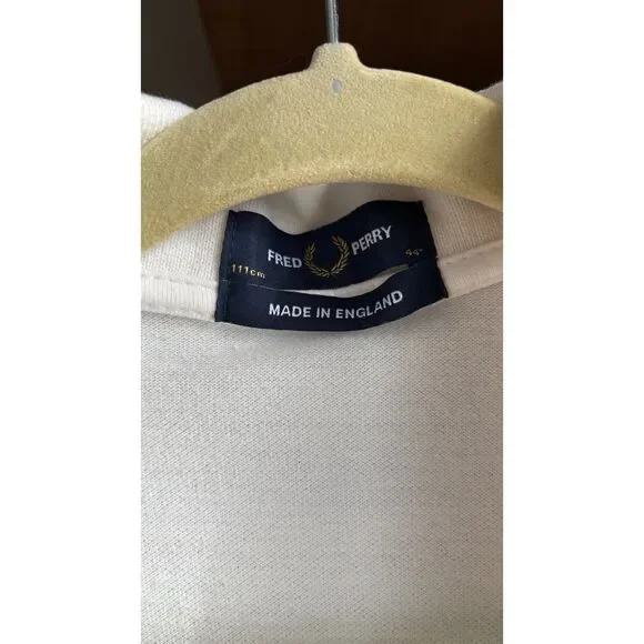90's Fred Perry Made In England Twin Tipped Polo Shirt - Picture 6 of 9
